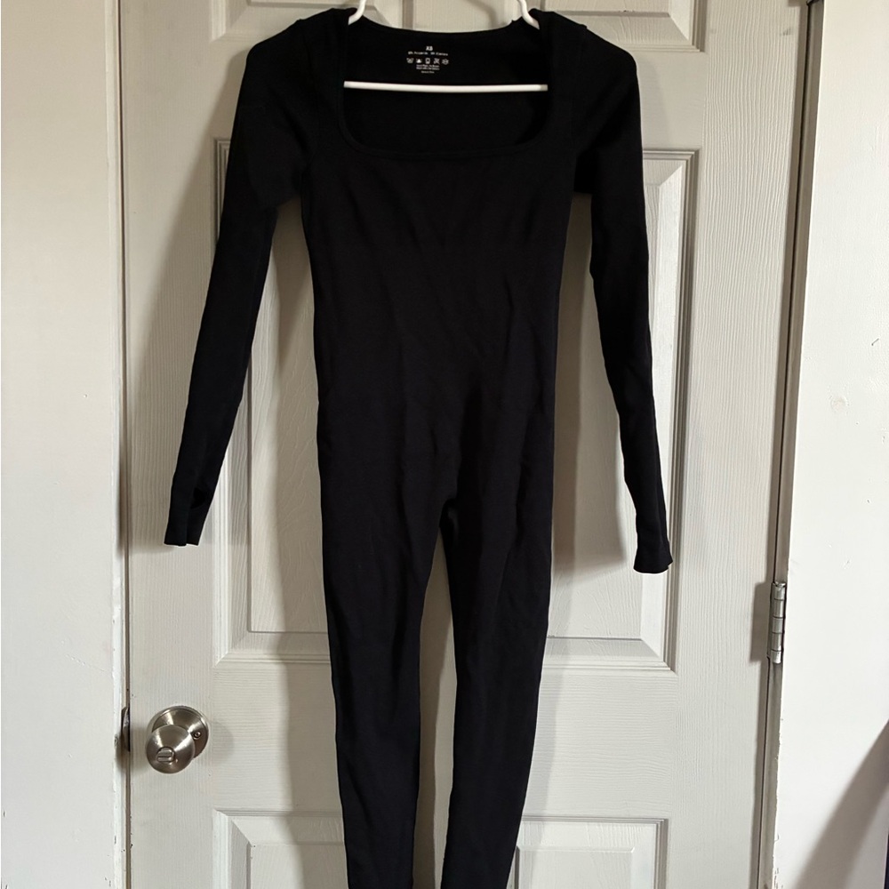 Black Long-Sleeve Women’s Jumpsuit